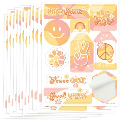 Big Dot Of Happiness Hello Rainbow - Boho Baby Shower And Birthday Party  Favor Sticker Set - 12 Sheets - 120 Stickers : Target