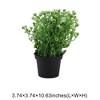 Unique Bargains Artificial Plants Bellflower Decorative Pot Plastic 3.74"x3.74"x10.63" 1 Pc - 3 of 4