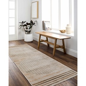 Hauteloom Thad Beige Washable Area Rug - 1 of 4