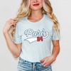 Simply Sage Market Women's Paris 24 Cursive Short Sleeve Graphic Tee - 2 of 4