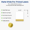 Avery 4" x 3-1/3" Labels, Gold Double-Dipped Edge, 40 ct - 2 of 4