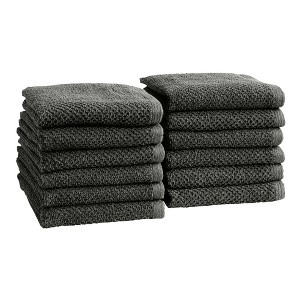 Cotton Quick Dry Textured Bath Towel - Great Bay Home - 1 of 4