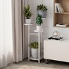 Metal Plant Stand, Multi-Layer Tall Plant Shelf for Indoor Plants, Corner Plant Display Rack with Anti-Slip Feet for Living Room, Balcony - 3 of 4