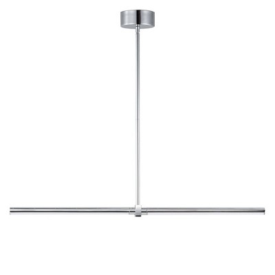ET2 Lighting Dorian 2 - Light Island Pendant Light in  Polished Chrome