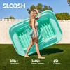 Sloosh Inflatable Tanning Pool Lounger Float Pool Sun Tanning with Pillow, Suntan Tub Float Raft Tanning Pool for Adult Float Pool - 2 of 4