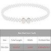 INSPIRE CHIC Women's Pearl Belt Crystal Rhinestone Retro Elastic Thin Waist Belt for Wedding Dress - 4 of 4
