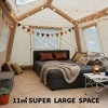 BAOURE 13.12ft x 9.02ft x 6.56ft Inflatable Camping Tent with 2-Room Design, 6-8 Person Blow Up Tent with Awning, 4-Season Waterproof Glamping Tent - 3 of 4