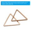Unique Bargains Jewelry Handmade Triangle Earrings Beading Hoop 30 Pcs - 4 of 4