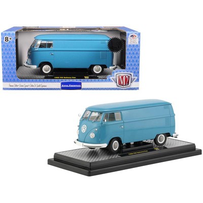 1960 Volkswagen Delivery Van Dove Blue Limited Edition to 5,880 pieces Worldwide 1/24 Diecast Model by M2 Machines