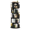 Aheaplus 4-tier/ 5-tier Corner Bookshelf for Home Office, 360 Rotating - 3 of 4