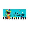 Evergreen Stacked Spring Flower Pots Sassafras Indoor Outdoor Switch Doormat 1'10"x10" Multicolored - 2 of 4