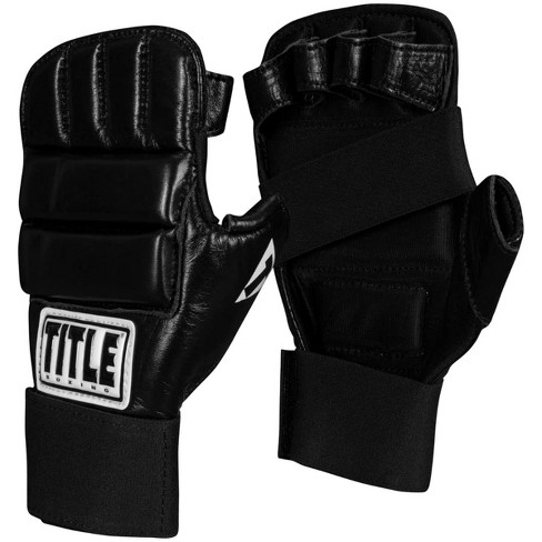 Title Boxing Leather Super Speed Bag Gloves - Large - Black : Target