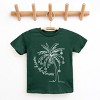 Merry Christmas Palm Tree - Youth Short Sleeve Graphic T-Shirt - 3 of 4