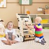 Costway Wooden Baby  Push and Pull Learning Activity Walker with Double Handles - 4 of 4