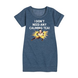 - Avatar: The Last Airbender - Zuko Calming Tea Graphic Short Sleeve Fleece Dress - 1 of 4