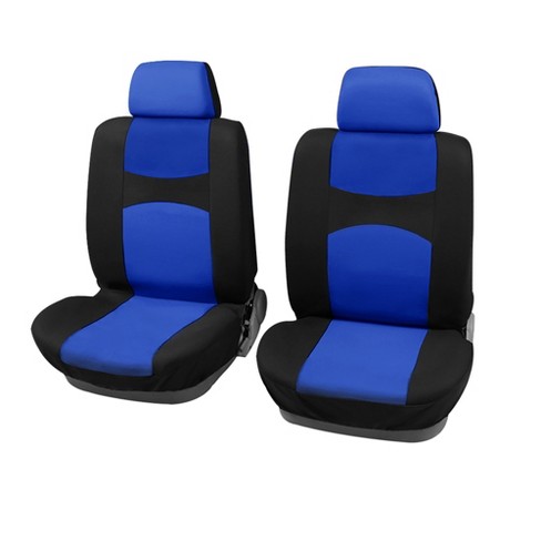 Unique Bargains Universal Front Car Seat Cover Kit Blue 4 Pcs : Target