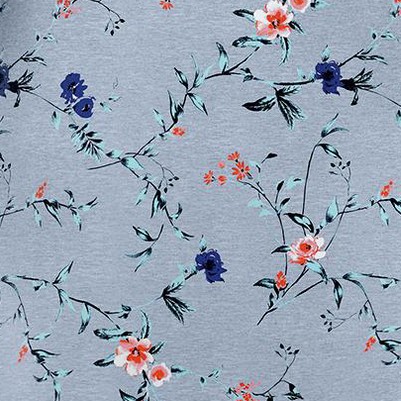 heather grey multi rose vine