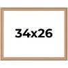 PosterPalooza | Weathered Yellow Picture Frame - UV Acrylic, Backing Board, Hanging Hardware Included - 2 of 4