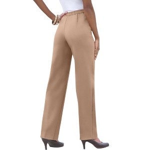 Roaman's Tall Plus Size Classic Bend Over Pant - 1 of 4