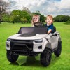 Coucheta 24V 2-Seater Kids Electric Ride On Truck, Car with Remote Control, LED Lights, Bluetooth/Music, Battery Display for Boys, Girls - 2 of 4