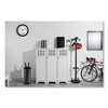 Alba Stan3 Steel Coat Rack, Stand Alone Rack, Eight Knobs, 15w x 15d x 69.3h, Black - 3 of 4