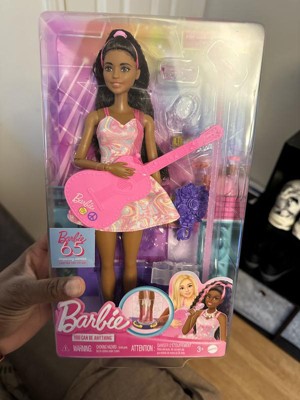 Barbie 65th Anniversary Careers Pop Star Doll & 10 Accessories Including  Stage with Movement Feature 