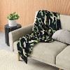 Printed Ribbed Plush Throw Blanket - Room Essentials™ - 2 of 4