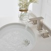 BWE 8 in. Waterfall Widespread 2-Handle Bathroom Faucet With Pop-up Drain Assembly in Spot Resist - 3 of 4