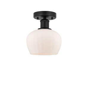 Fenton - 1 Light Semi-Flush Mount In Industrial Style-8.25 Inches Tall and 6.5 Inches Wide - 1 of 1