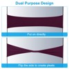 Unique Bargains Elastic Decorations Chair Cover Bands Sashes Bow Tie 10 Pcs - 4 of 4