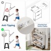 Narrow Shoe Cabinet – 2 Flip-Drawer Storage Organizer with Metal Legs for Entryway/Hallway (Freestanding Design) - 4 of 4