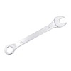 Unique Bargains High Carbon Steel Metric Offset 6-Point End and Angled Open-End Thin Combination Wrench - 3 of 4