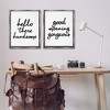 Stupell Industries Handsome & Gorgeous Greetings, 31" x 25" - 2 of 4