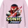 Sonic Prime Renegade Knucks Crew Neck Short Sleeve Cradle Pink Adult T-shirt - 2 of 2