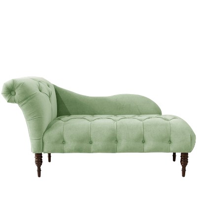 Chaise Lounge in Lulu Sage Green - Skyline Furniture