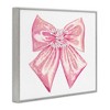 Stupell Industries Glam Diamond Glimmer Pink Fashion Design Bow Black Framed Giclee Art - 3 of 4