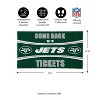 Evergreen Come Back with Tickets New York Jets 28" x 16" Woven PVC Indoor Outdoor Doormat - 2 of 4