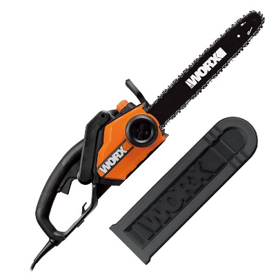 Worx WG303.1 16’’ - 14.5 Amp Chainsaw, Tool-Free Chain-Tensioning, Chain Brake