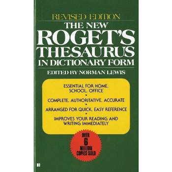 The New Roget's Thesaurus in Dictionary Form - by  American Heritage (Paperback)