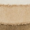 Saro Lifestyle Color Band Fringe Down Filled Pillow - 3 of 4