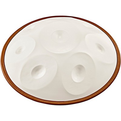 Meinl MEINL Sonic Energy Harmonic Art Handpan in White Jade, Integral D