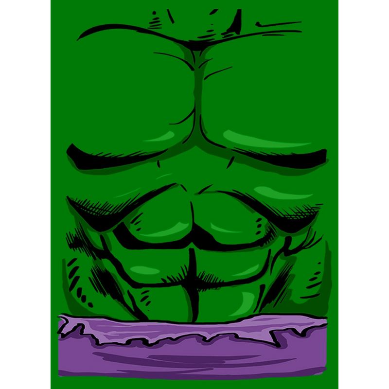 Men's Marvel Halloween Hulk Classic Costume Sweatshirt, 2 of 5