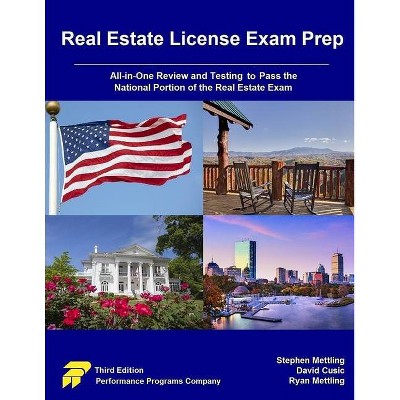 Real Estate License Exam Prep - by  David Cusic & Ryan Mettling & Stephen Mettling (Paperback)