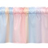 Bedtime Originals Rainbow Hearts Pink/Purple Stripes Nursery Window Valance - image 2 of 4