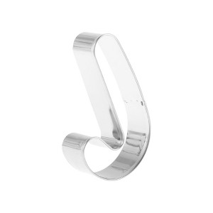 Unique Bargains Pastry Cutter Christmas Hat-Shaped Dishwasher Safe Stainless Steel Silver Tone 1Pcs - 1 of 4