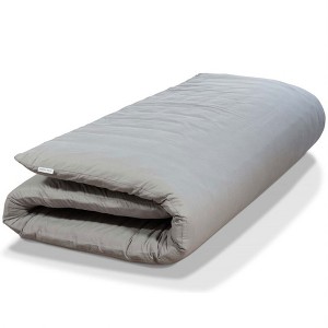 Native Nest Japanese Futon Floor Mattress - Twin - Medium Firm Shikibuton for Adults - Foldable and Portable Japanese Bed with Cotton Cover - 1 of 4