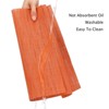 Aoibox Set of 8 Vinyl Woven Placemats, Washable Non-Slip Table Mats for Dining, Kitchen, and Office Decor in Stylish Orange - 2 of 4