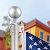 Yescom 3" Flagpole 2 Pack  Ball Top Finial Ornament - 4 of 4