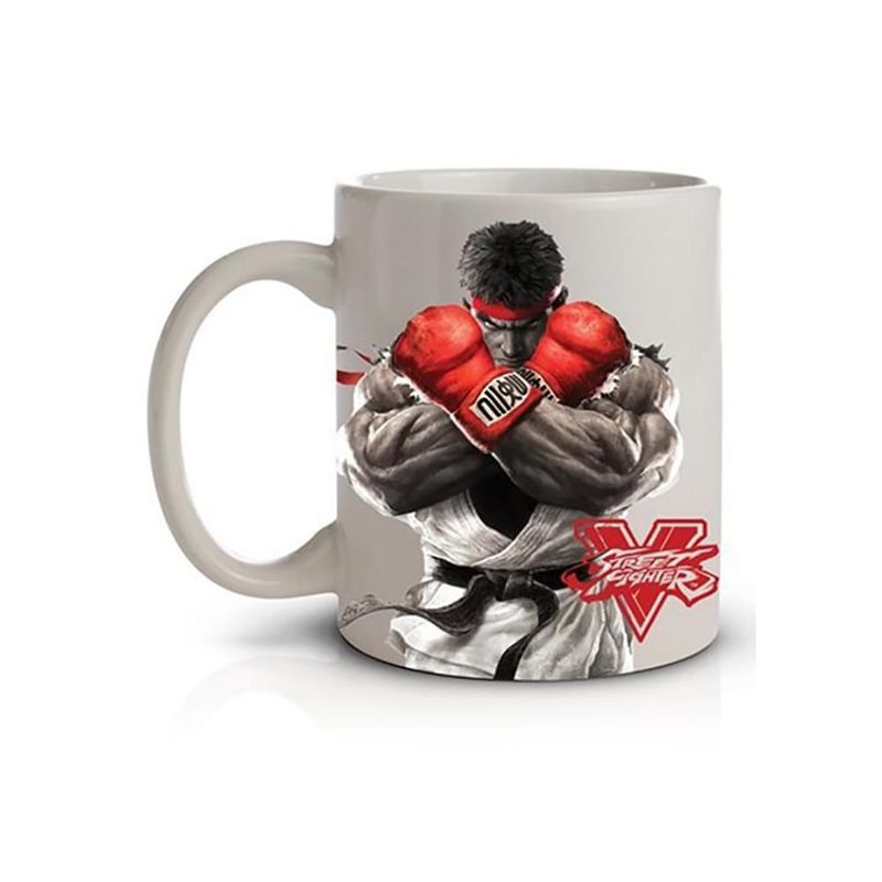 Just Funky Street Fighter V Ryu 11oz Ceramic Coffee Mug, 1 of 2