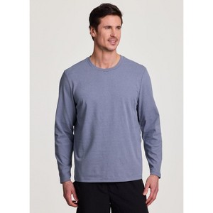Avalanche Men's Ultra Lightweight Micro Fleece Mini Stripe Long Sleeve Shirt Base Layer - 1 of 4